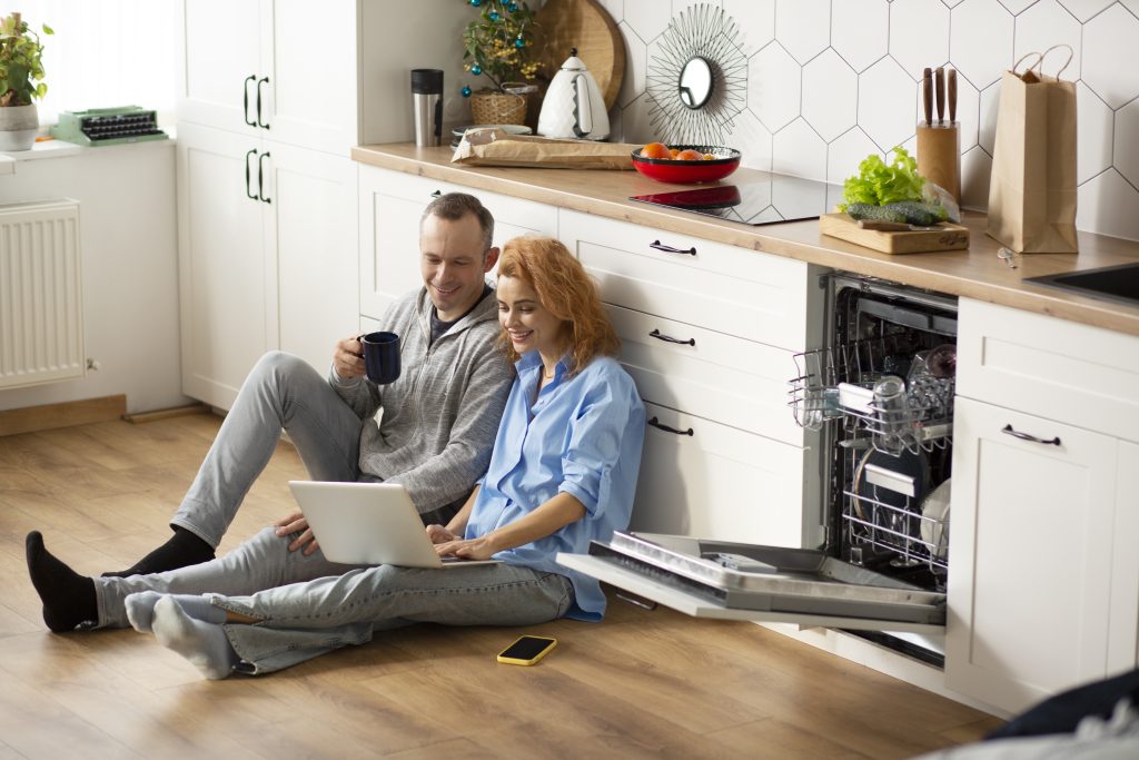 What flooring makes a small kitchen look bigger