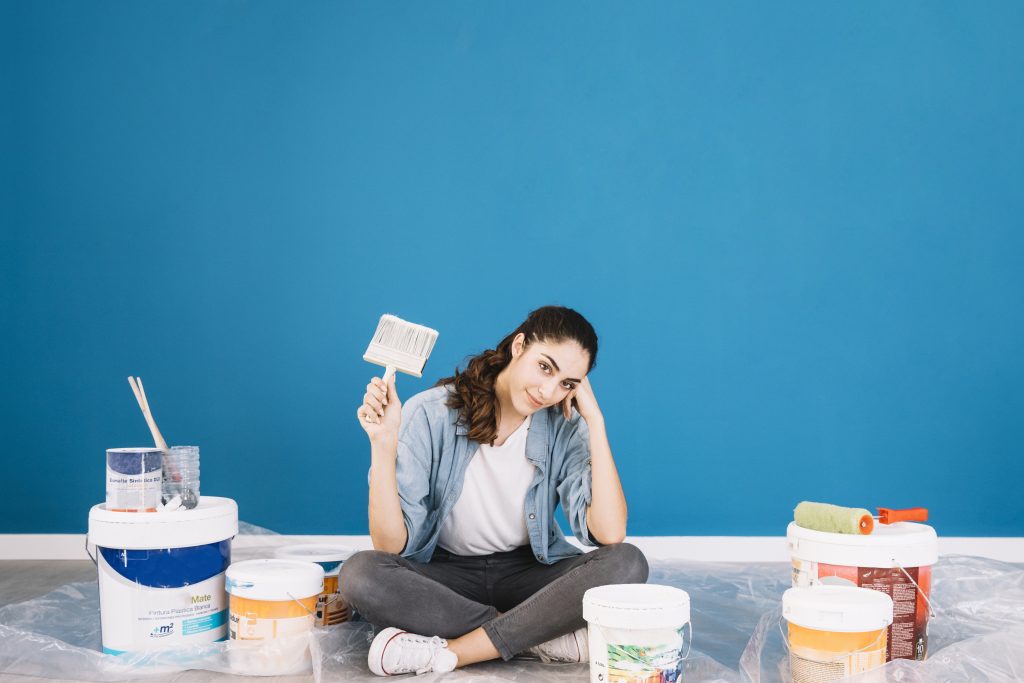 how much paint for a small bathroom