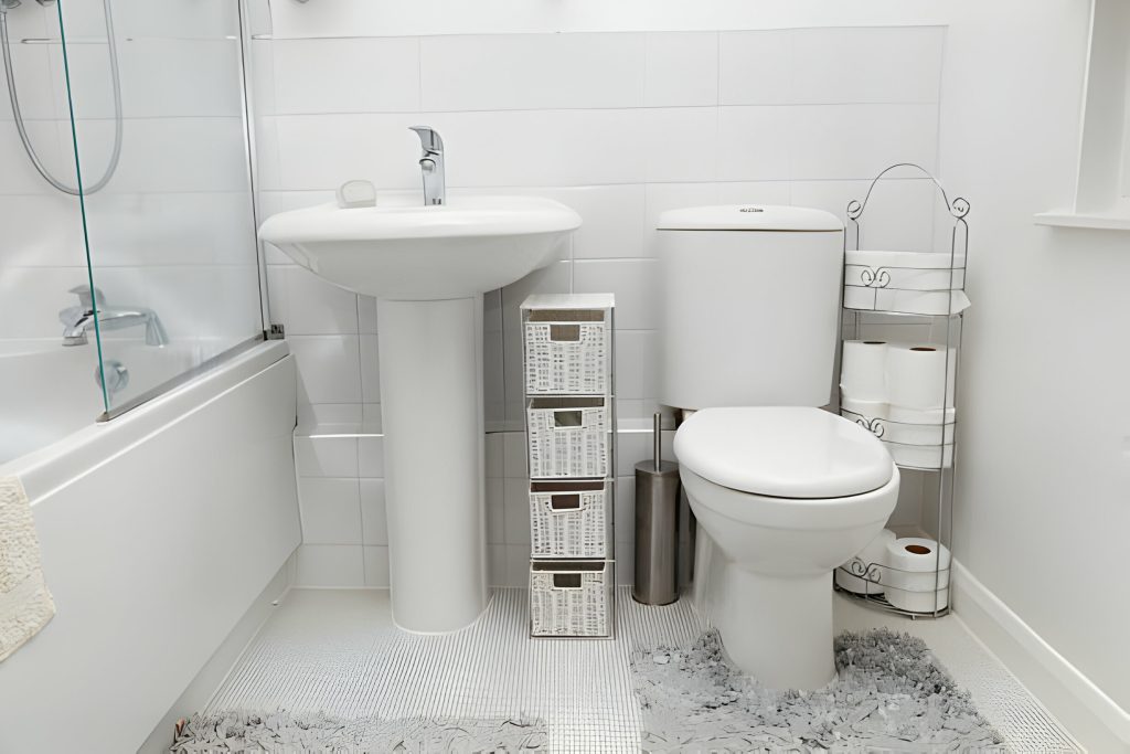 Should small bathrooms have dark or light tiles?