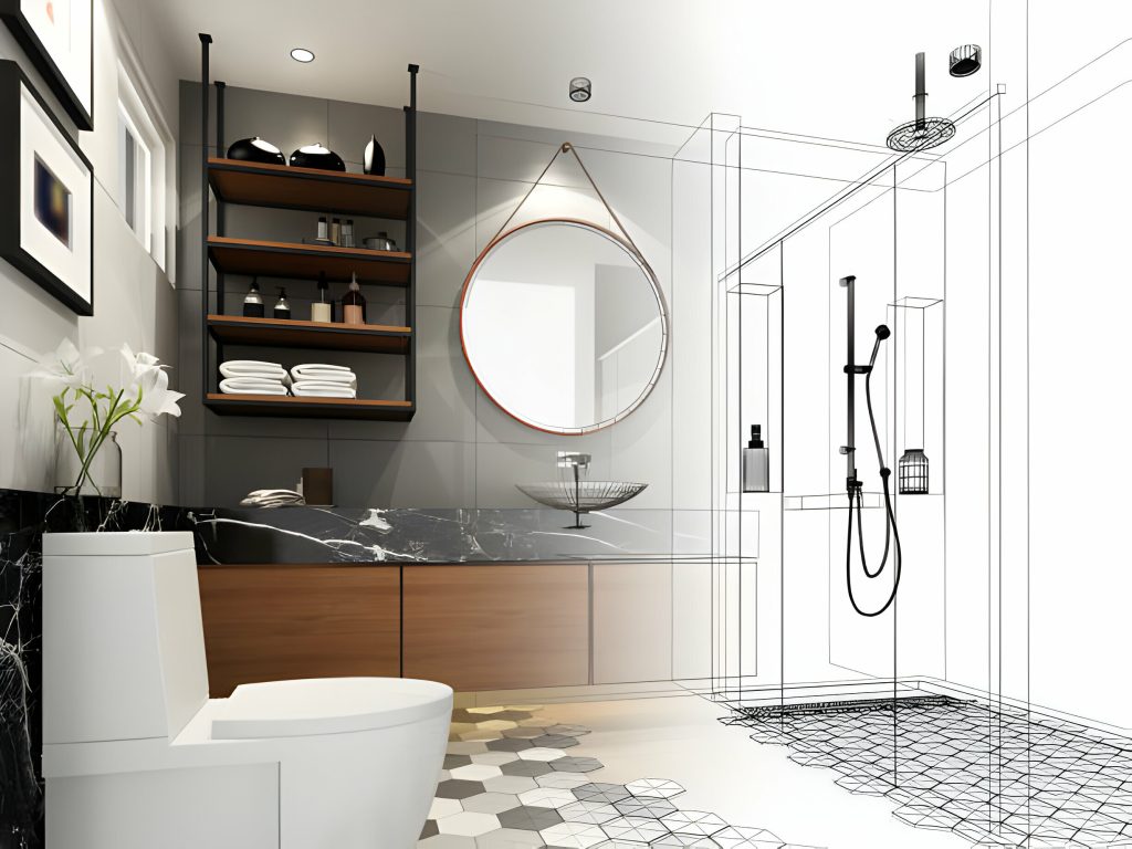 What is the rules of bathroom layout?